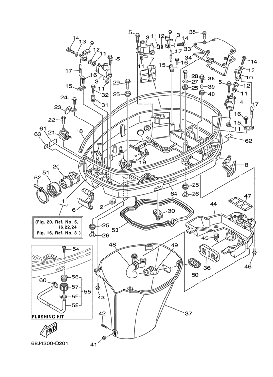 Bottom cowling