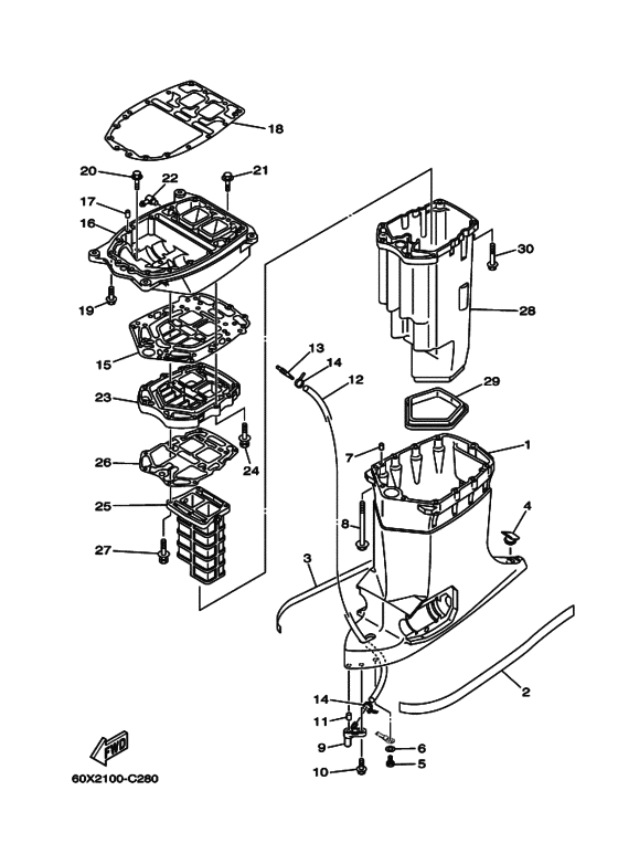 Дейдвуд кронштейн