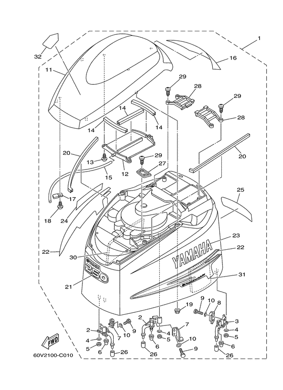 Top cowling