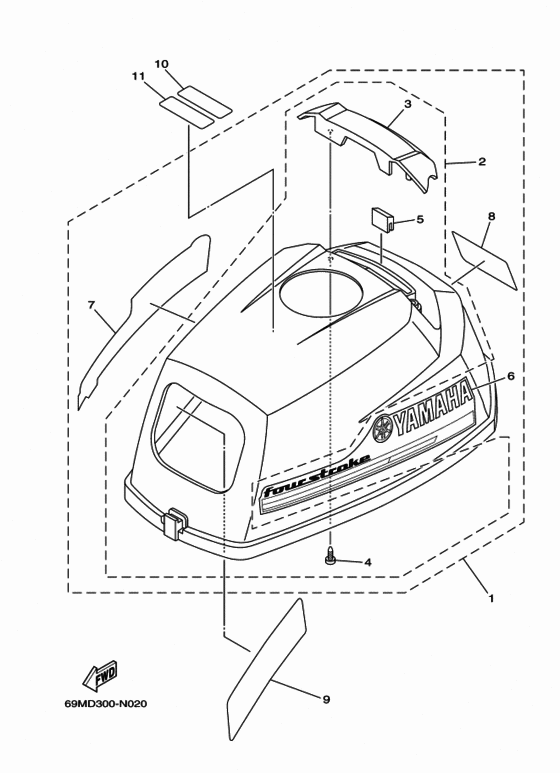 Top cowling