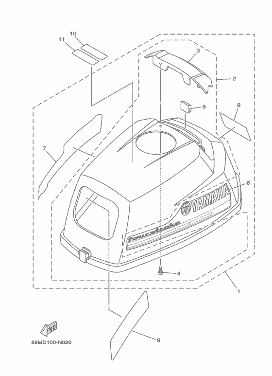 Top cowling