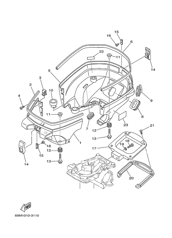 Bottom cowling