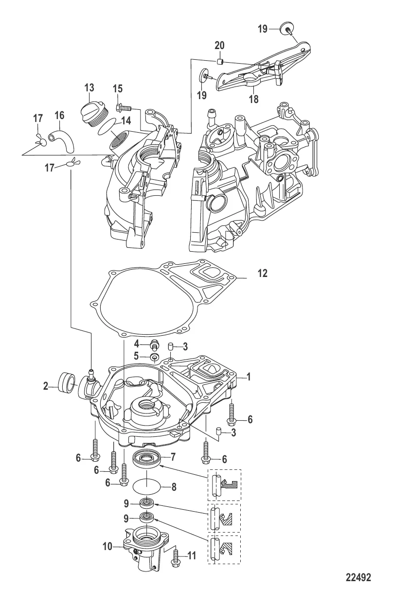 Oil Pan Serial # 0R318095 and Below