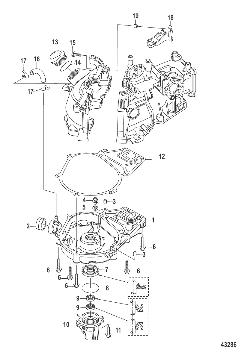 Oil Pan Serial # 0R318096 and Up