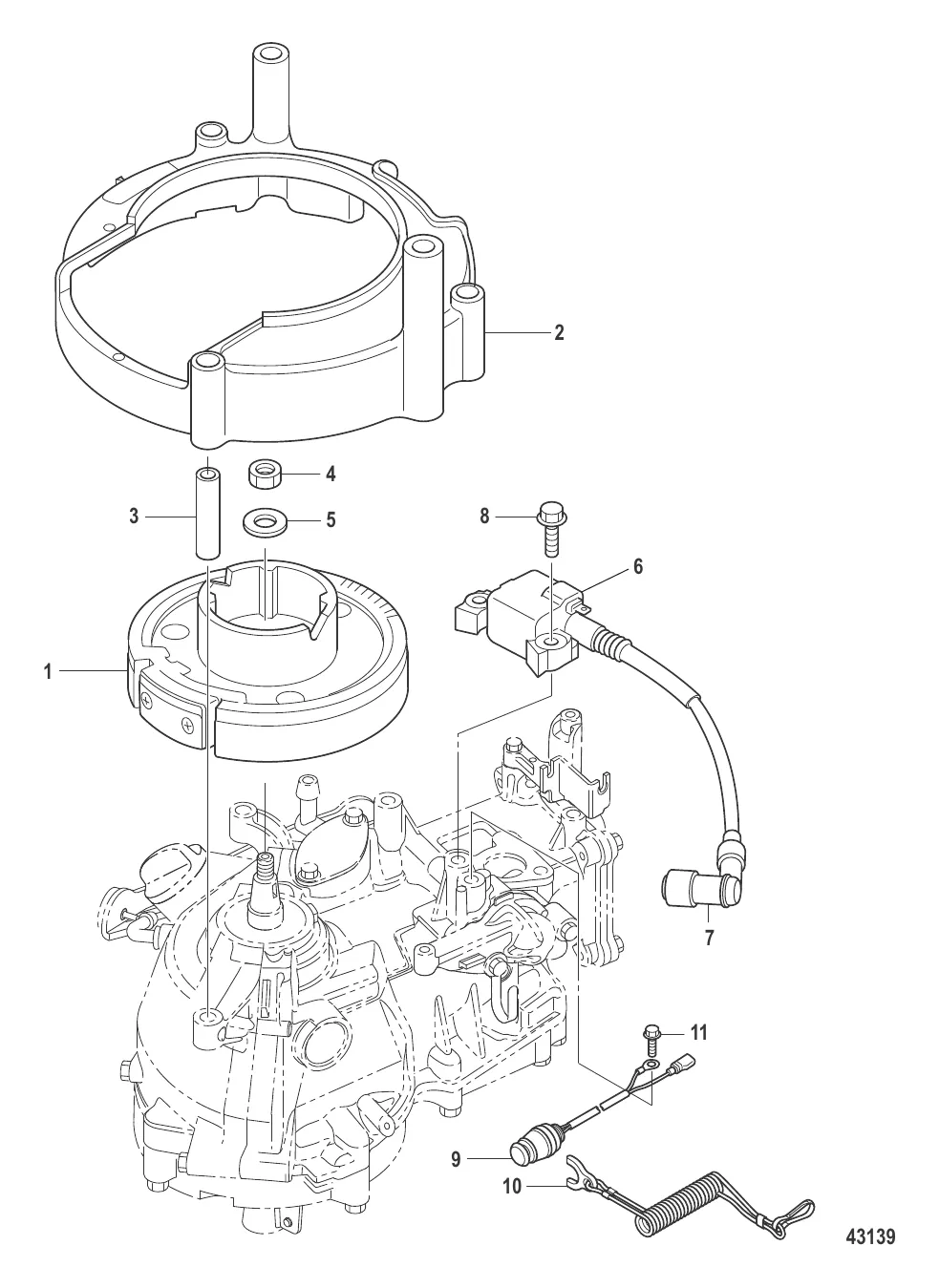 Flywheel Cup Serial # 0R318096 and Up