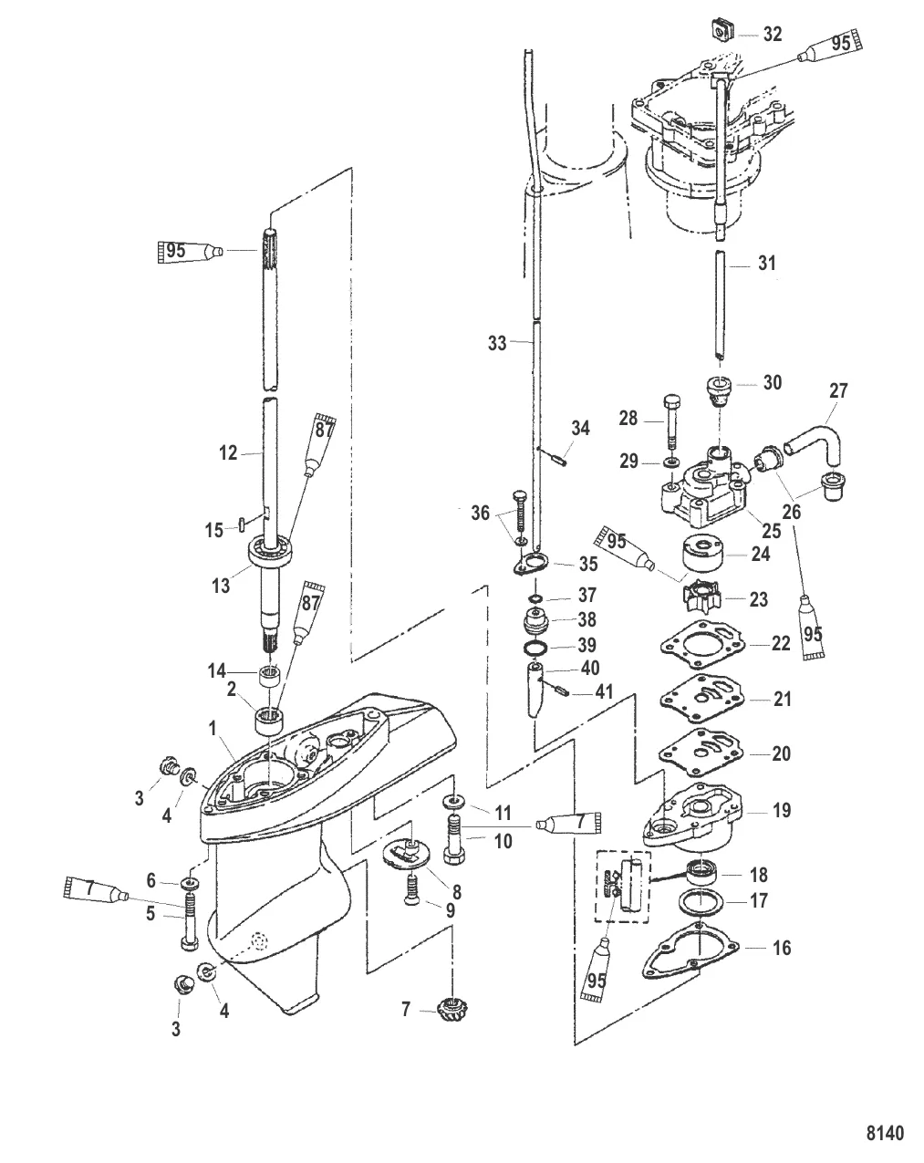 Gear Housing Driveshaft