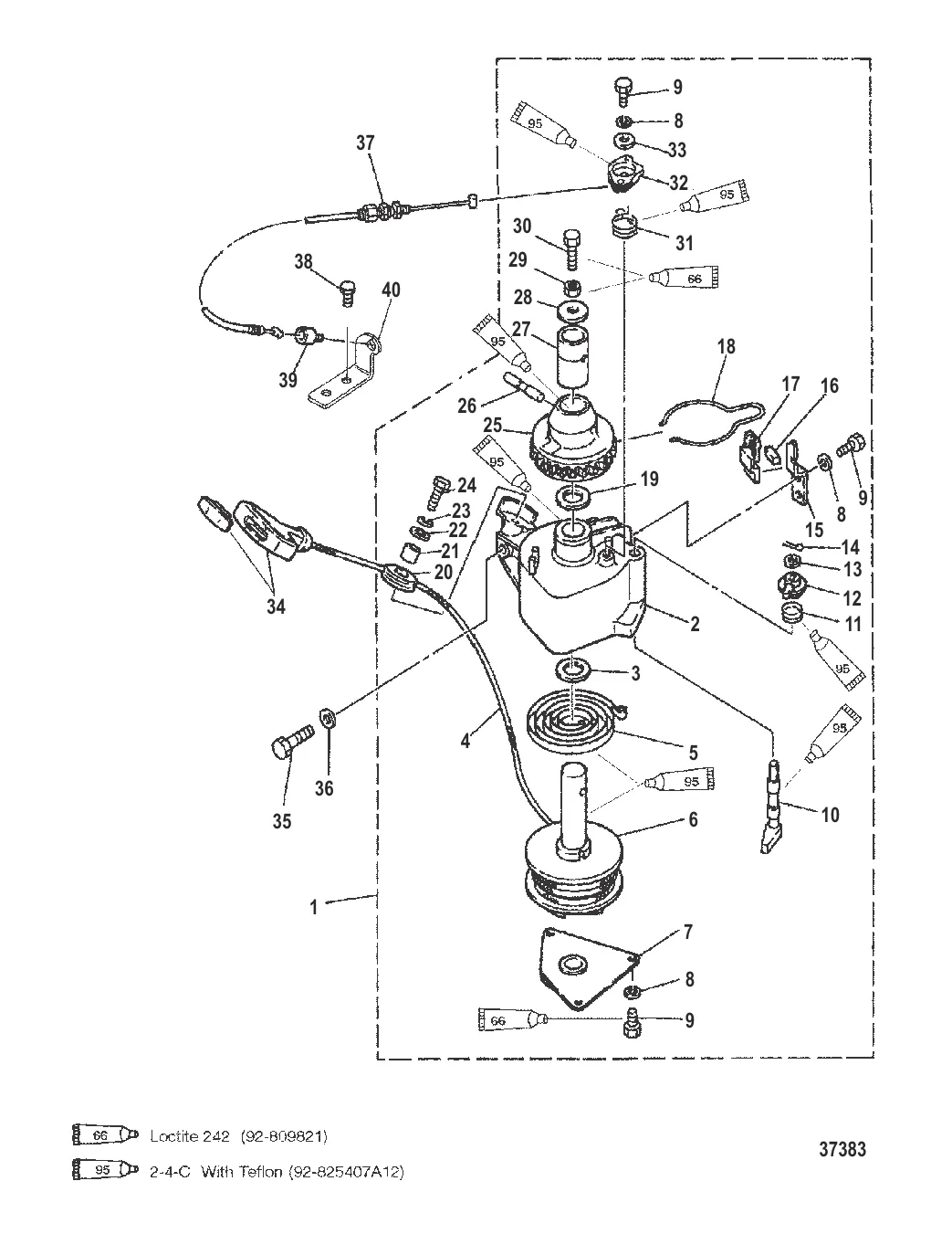 STARTER ASSEMBLY (MANUAL)
