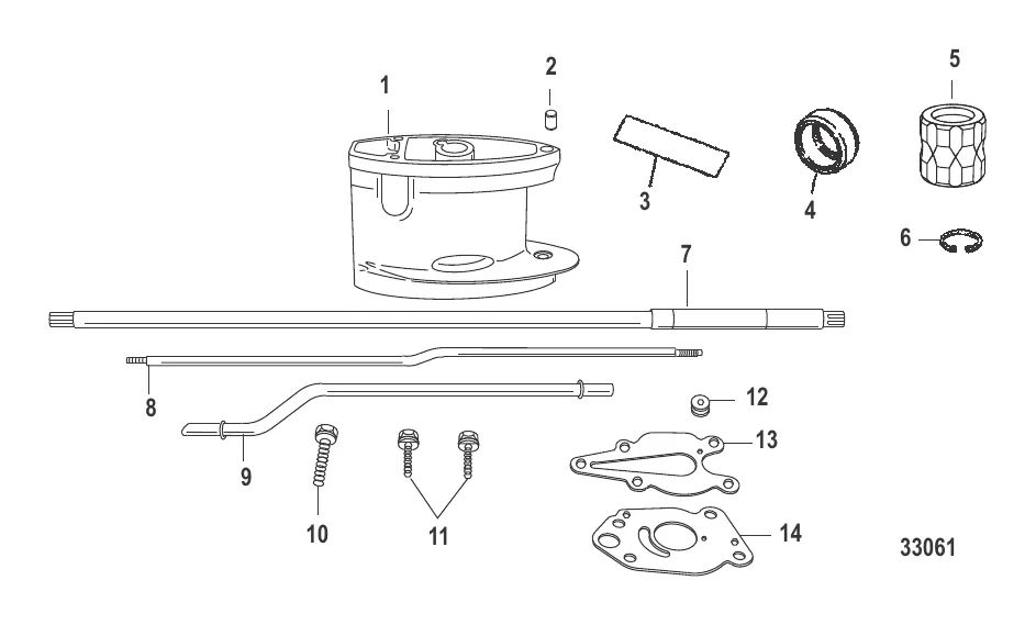Extension Kit-Driveshaft Housing (828032A1/A2)