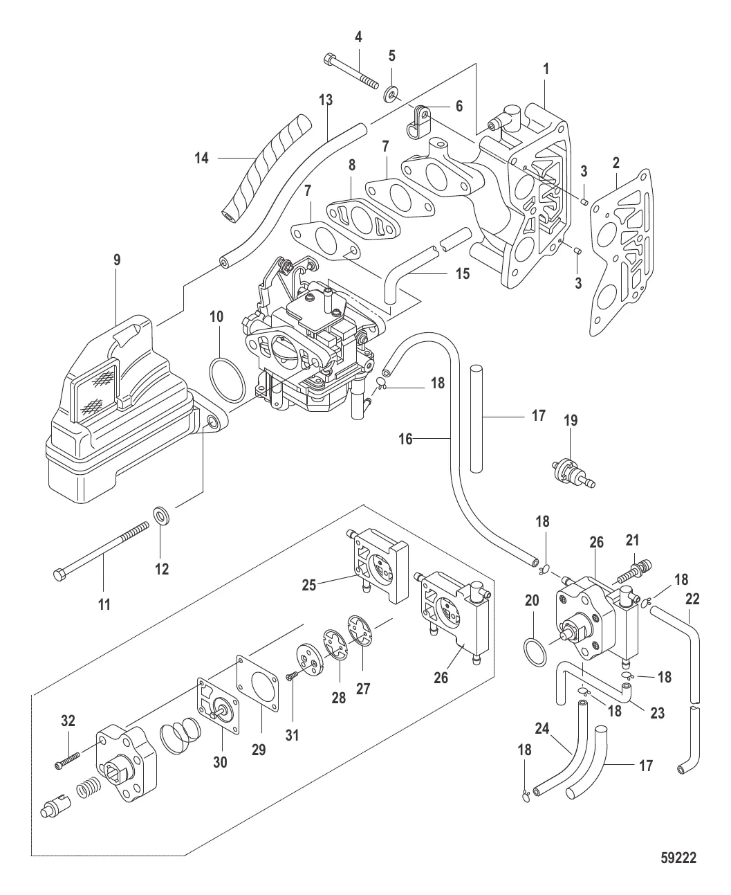Intake Manifold and Fuel Pump