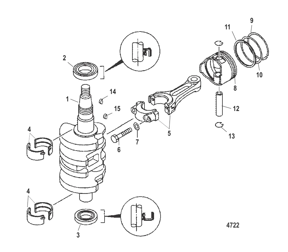 Crankshaft, Pistons, And Connecting Rods