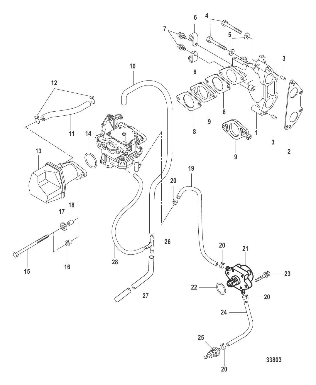Intake Manifold and Fuel Pump