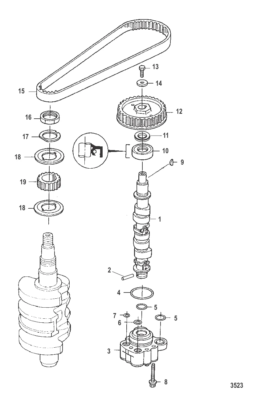 Camshaft and Oil Pump