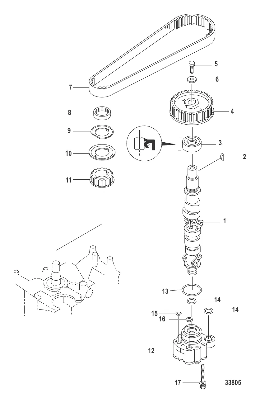 Camshaft and Oil Pump