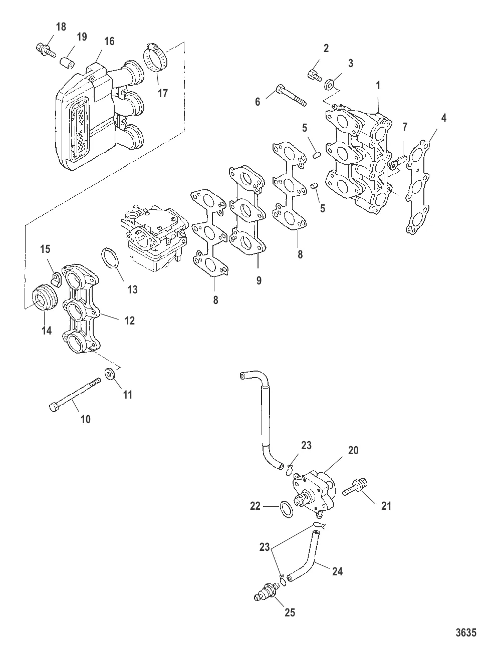Intake Manifold and Fuel Pump