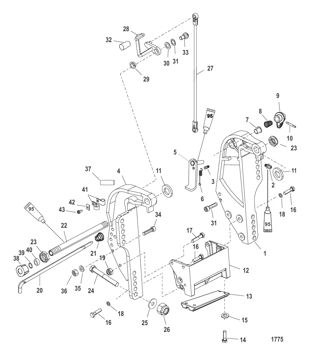 Transom Bracket