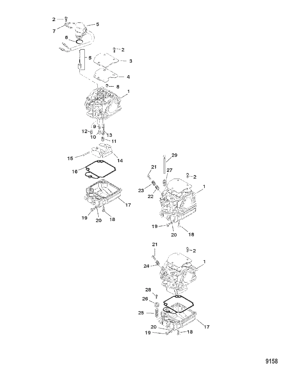 Carburetor (0T178499 and Below)