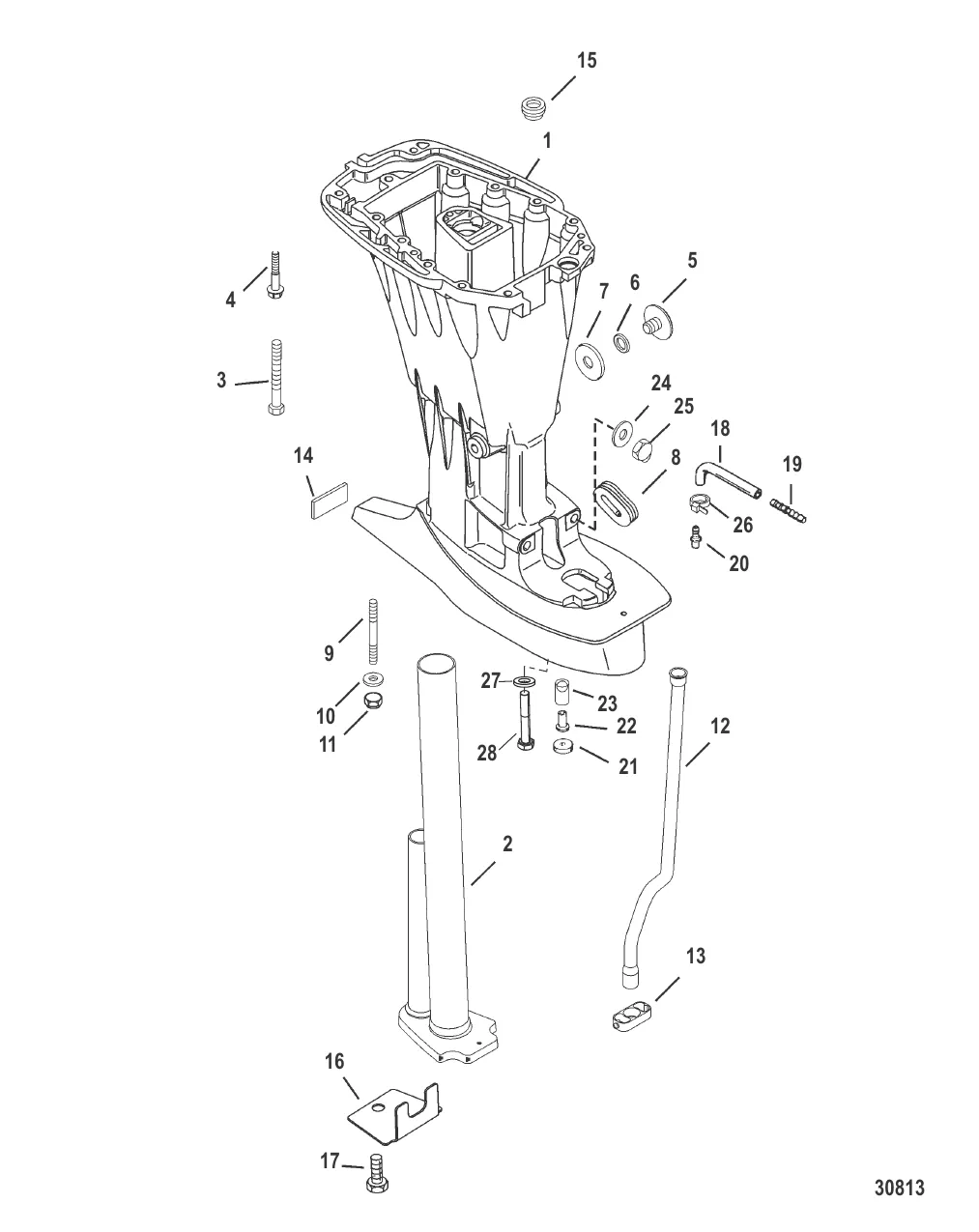DRIVESHAFT HOUSING