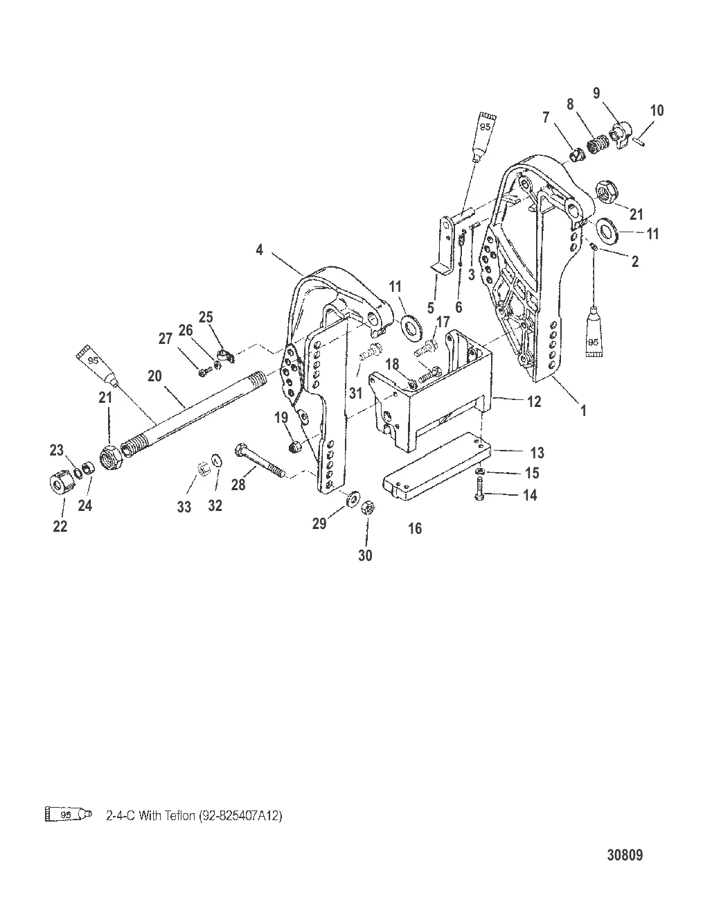 TRANSOM BRACKET