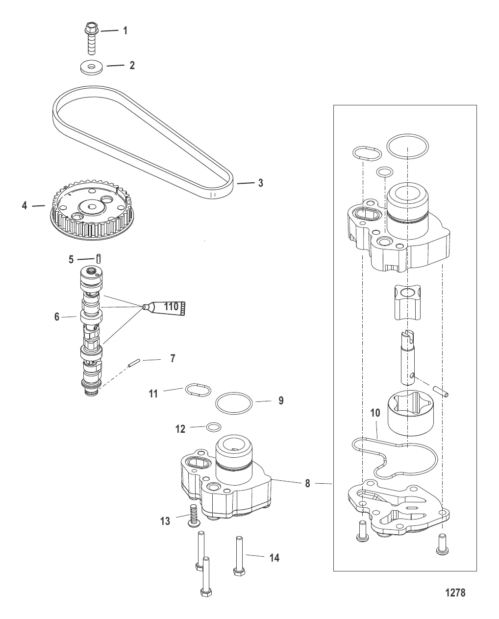 Camshaft/Oil Pump