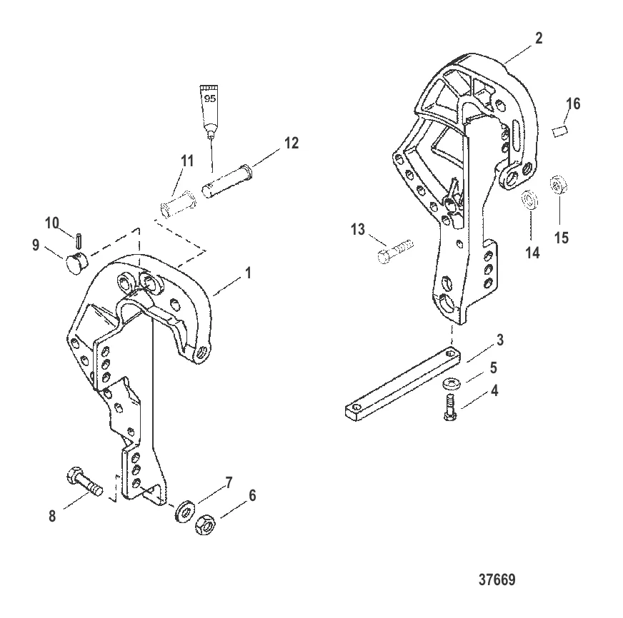 CLAMP BRACKET (NON BIGFOOT)