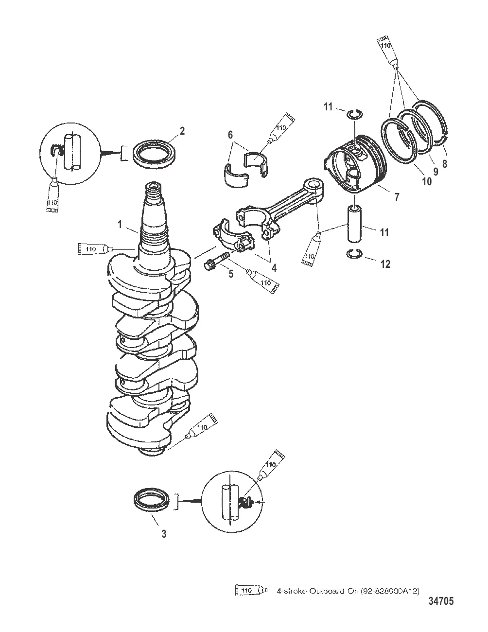 Crankshaft/Pistons and Connecting Rods