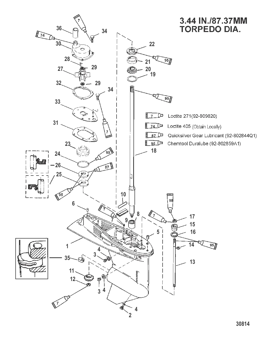 GEAR HOUSING (DRIVESHAFT)(1.83:1 GEAR RATIO)