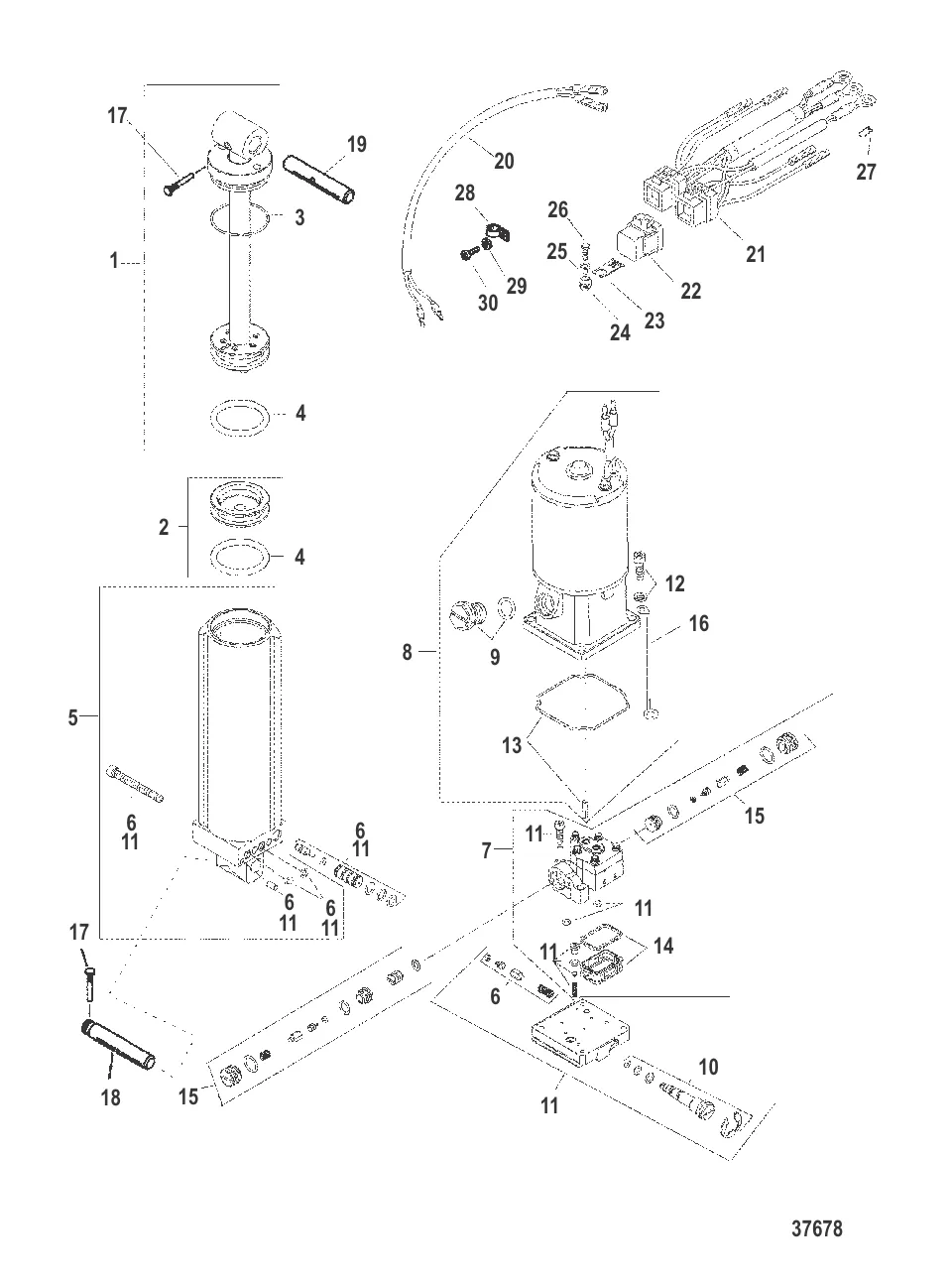 POWER TRIM COMPONENTS (BIGFOOT)