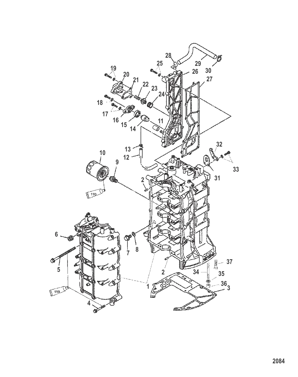 Cylinder Block and Crankcase