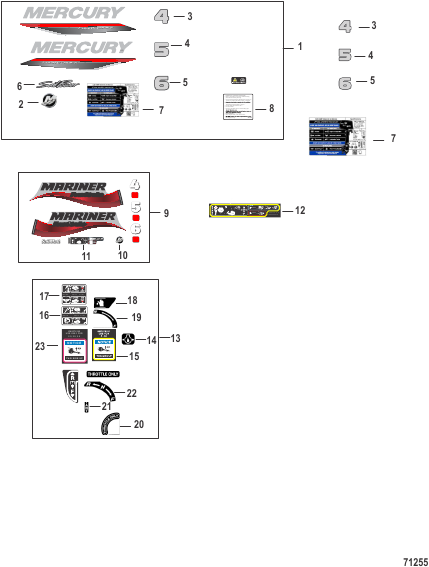 Decals Serial #0R991813 and Above
