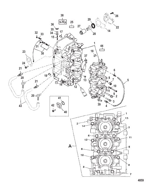 Cylinder Block and Crankcase