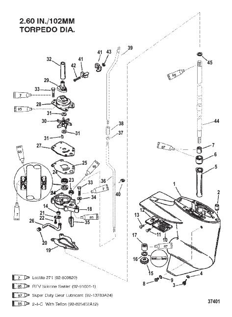 GEAR HOUSING (DRIVESHAFT)(2.00:1 GEAR RATIO)