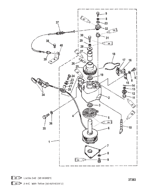 STARTER ASSEMBLY (MANUAL)