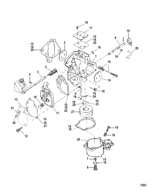 Carburetor (Seapro/Marathon 15/25 & Super 15)
