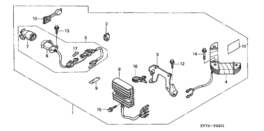 Charge receptacle комплект (10a)
