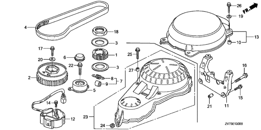 Belt timing