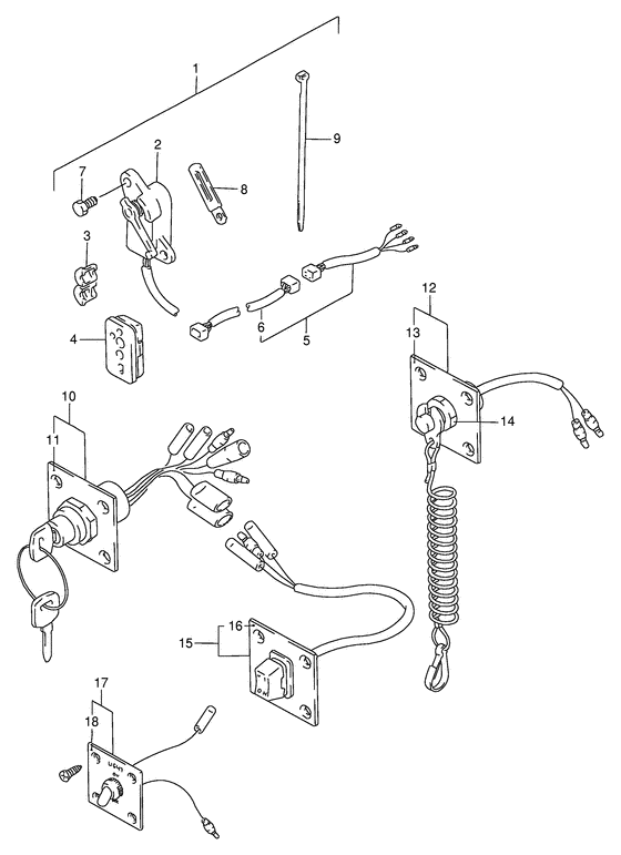 Panel switch (опция; модель: 93~00)
