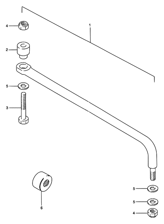 Tie rod тяга spindle zincated yello