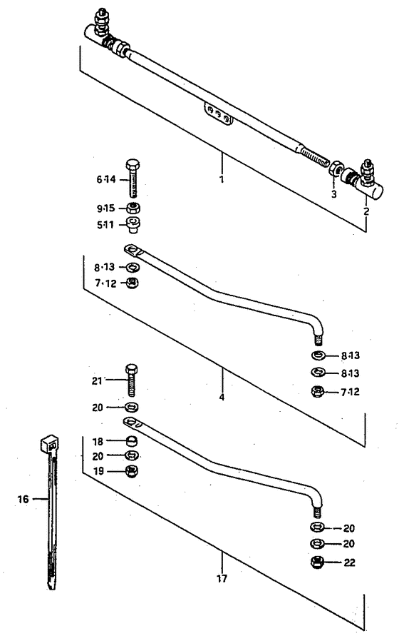 Tie rod тяга spindle zincated yello (опция;)