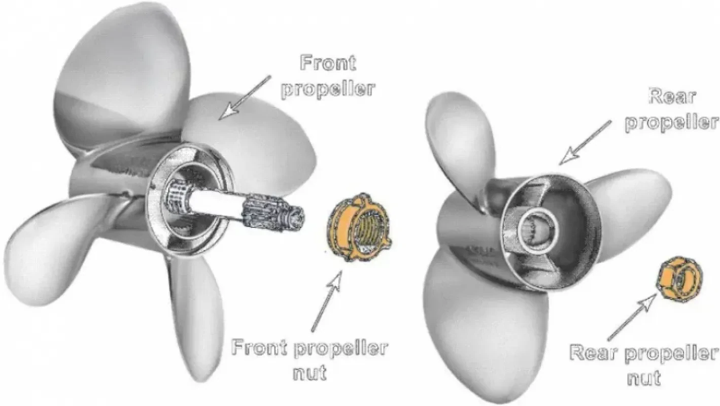 Винт гребной Solas , 3x14 1/4x22 (REAR)