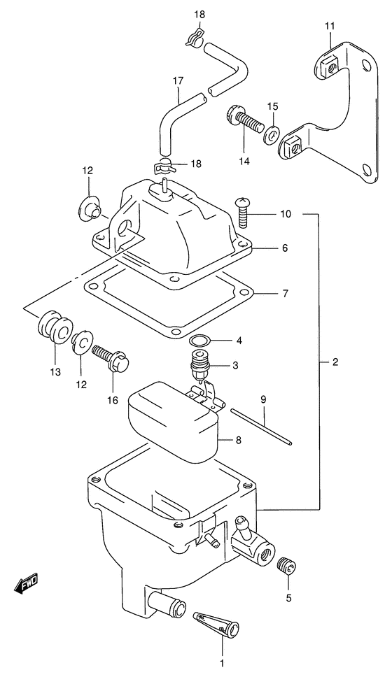 Сепаратор паров топлива