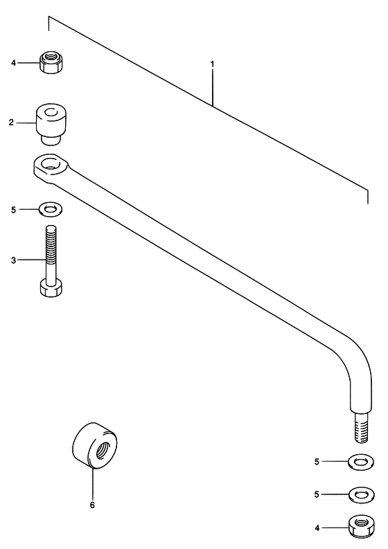 Tie rod тяга spindle zincated yello