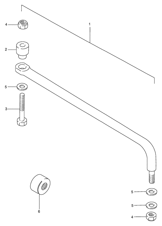 Tie rod тяга spindle zincated yello