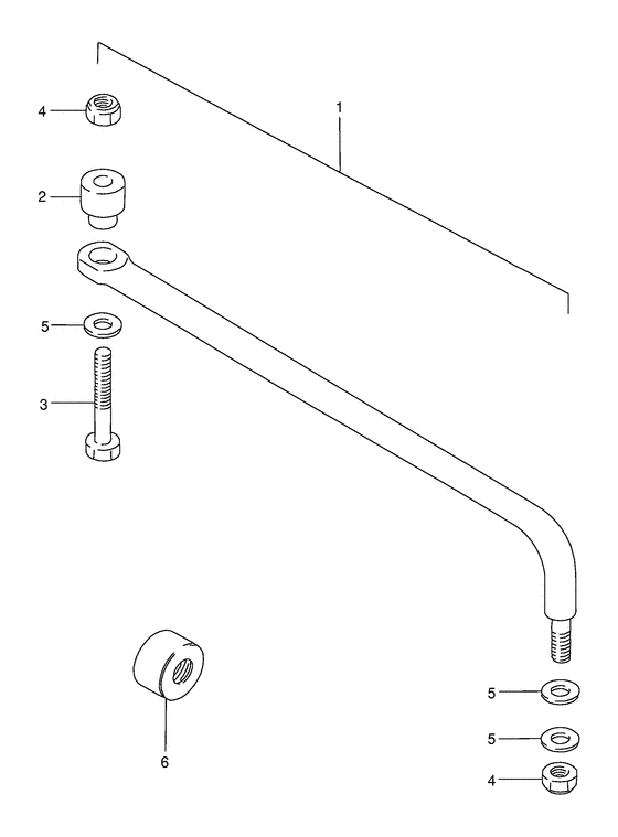 Tie rod тяга spindle zincated yello (опция;)
