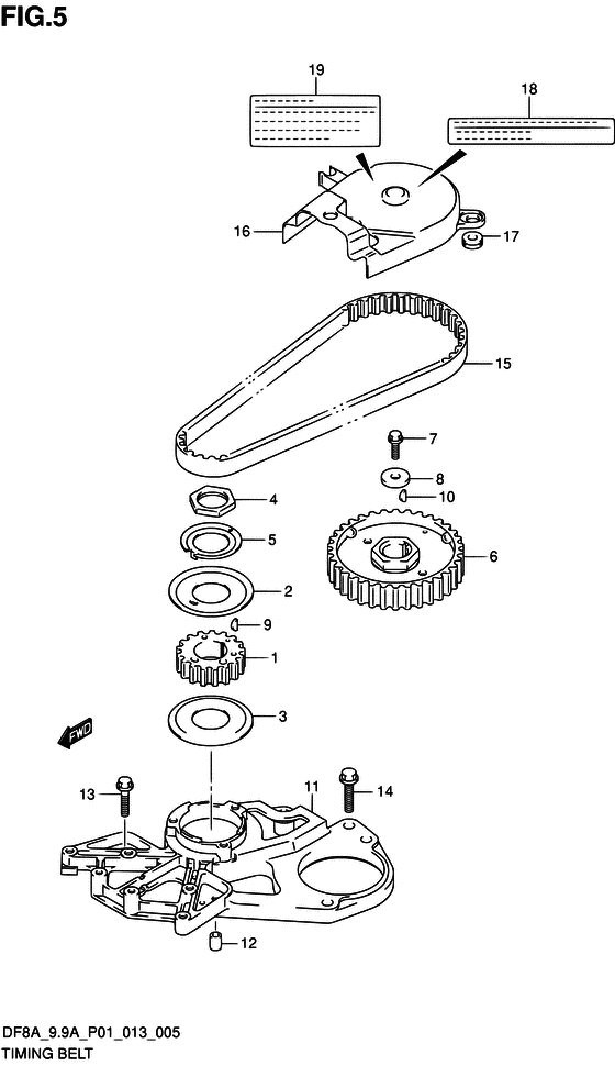 Belt timing ((DF8AR P01))