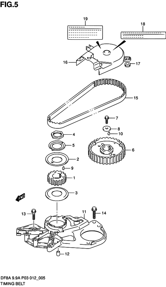 Belt timing ((DF8AR P03))