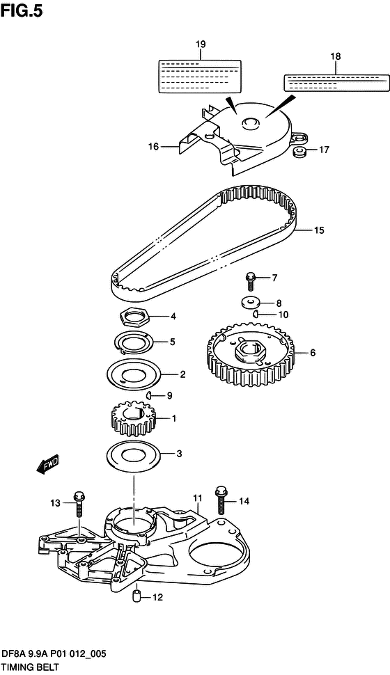 Belt timing ((DF8AR P01))