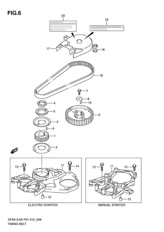 Belt timing (Df9.9a p01)