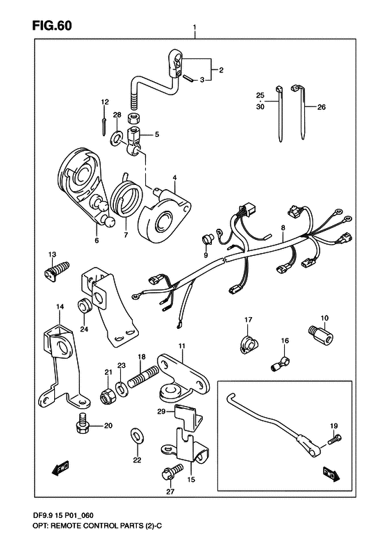 Опция: запчасти для дистанционного управления