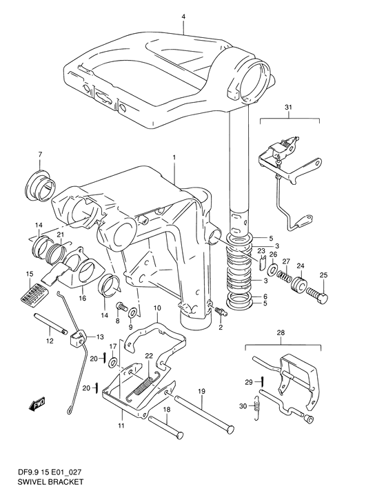 Поворотный кронштейн