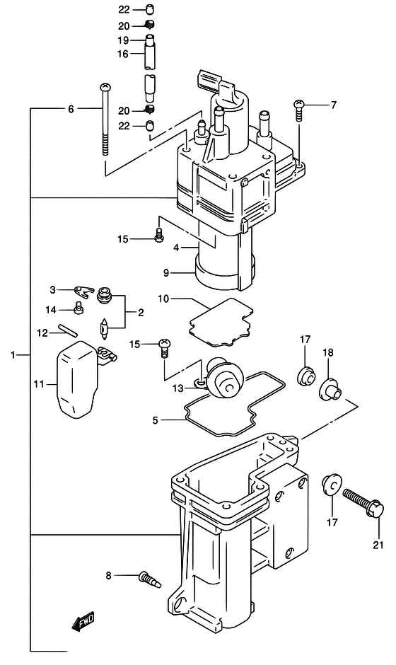 Сепаратор паров топлива